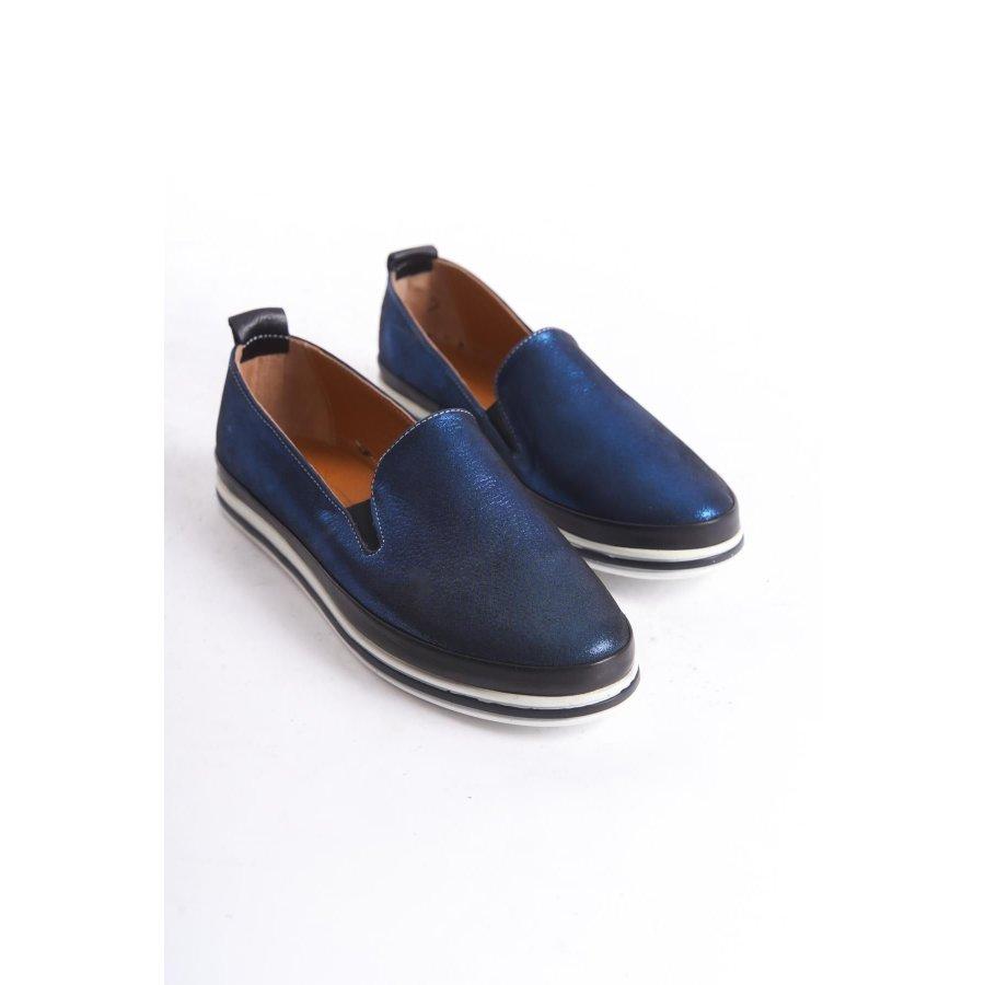 Women's Genuine Leather Flat Sole Casual Casual Slip-on Shoes
