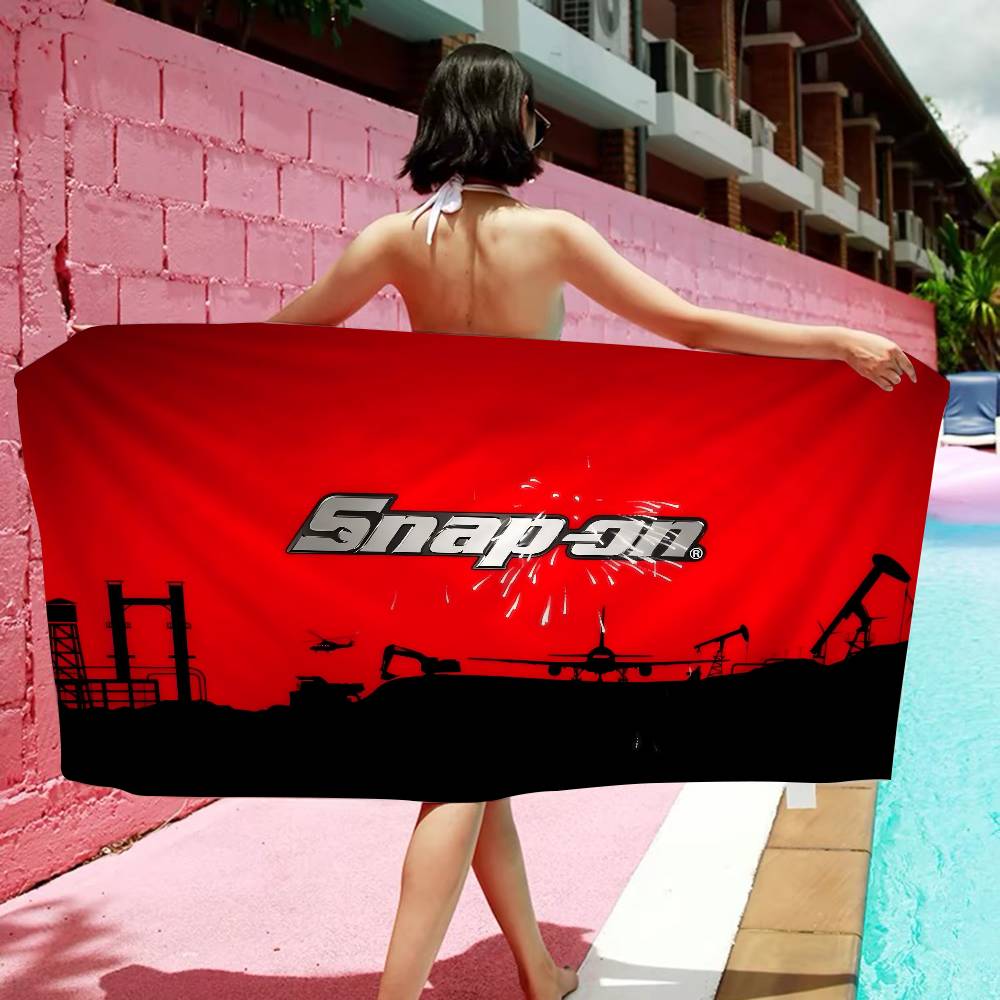 

S-Snap On Car Tools Bath Towel Microfiber Soft Water Absorbing Breathable For Girl Kids Decorative Cartoon Beach Towel W30*H60(CM)
