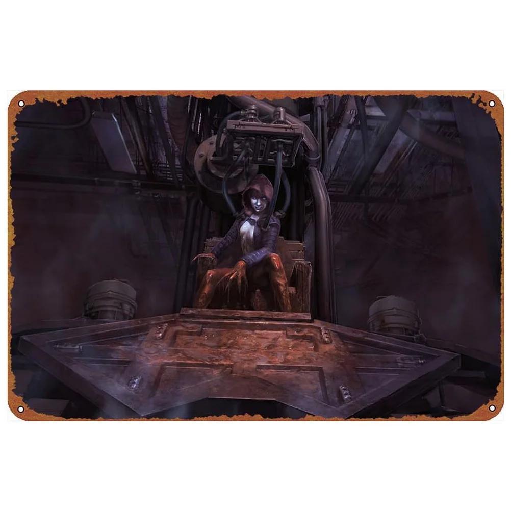 Klassische Videospiel-Deko: Vintage-Metallschilder mit Red Dead Redemption-Motiven, lustige Poster, Wanddekoration für Bar, Pub, Männerhöhle