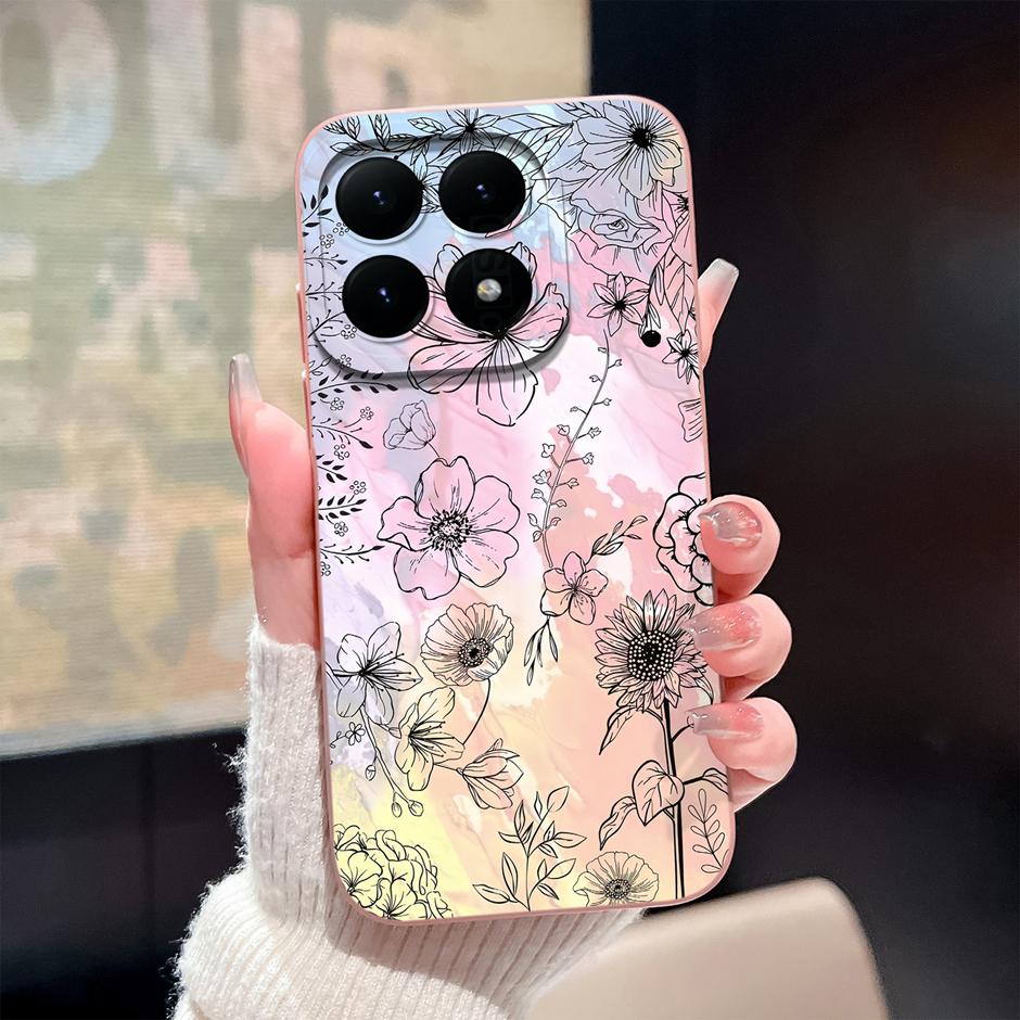 Cases For Xiaomi 15 15T Pro Love Heart Butterfly Antifouling Full Protection Housing For Xiaomi15TPro xiaomi15pro Luxury Bumper