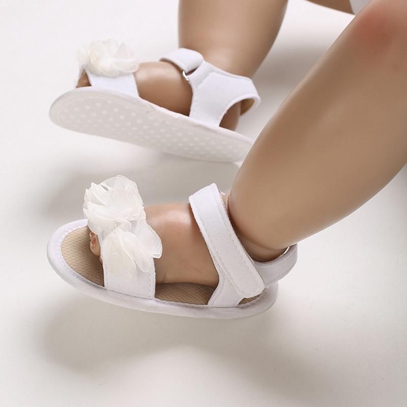 Under 2 Years Toddler Baby Sandals Non-Slip Soft Sole Crib Shoes Open-toed Sandals