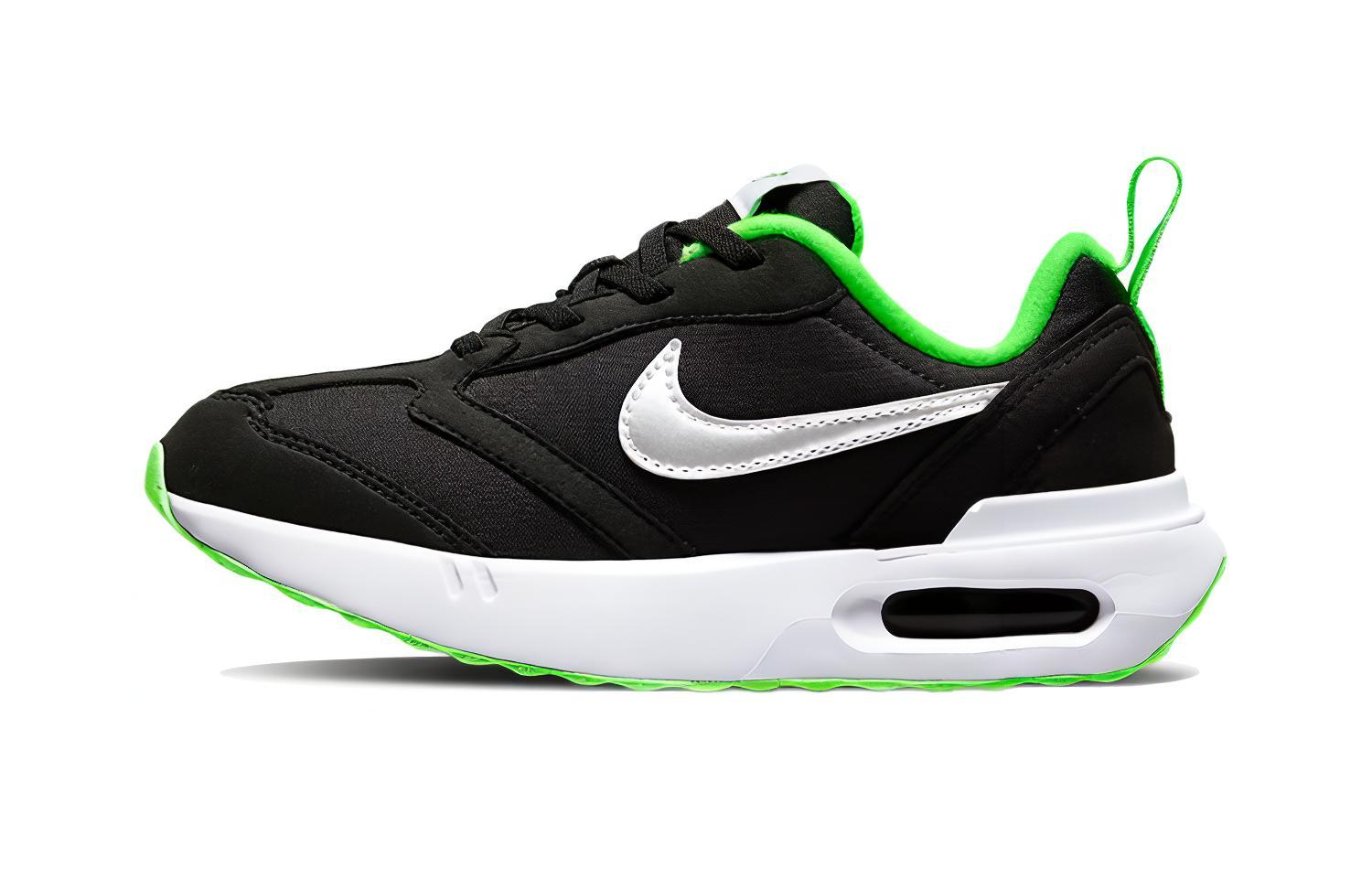 

Nike Air Max Dawn Recyclable Material Low top Kids Lifestyle Shoes Black Green Kids DC9318-001 27.5