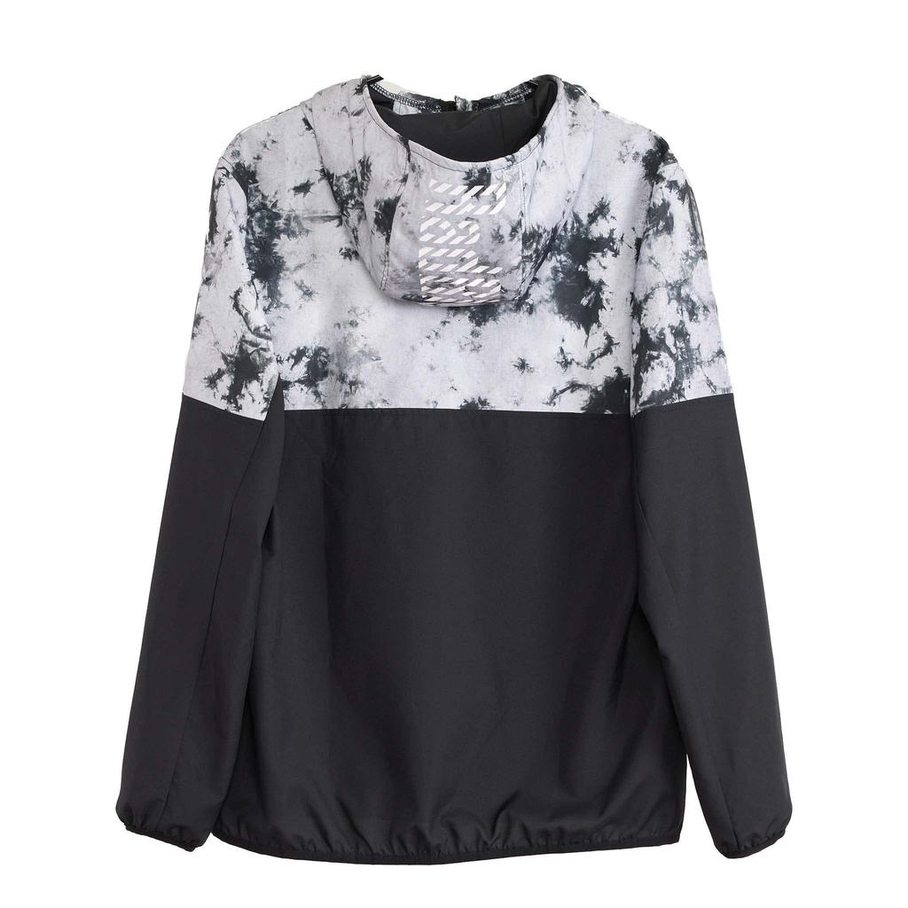 RadBlue Mountain Lightweight Outerwear for Available in a Variety of Colors TIEDYE Men's Water-Repellent Parka, Running, Raincoat, (Small, Gray)