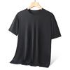 Water Ripple Ice Silk Quick-drying T-shirt Men's Large Size Round Neck Short-sleeved Top Sweat-wicking Breathable Short T-shirt