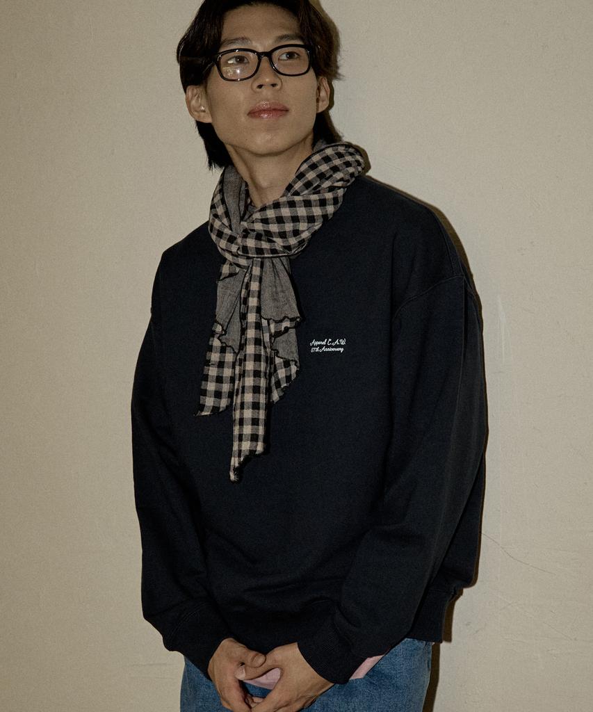CAMEL WORK No.413 Caw Basic Logo Sweatshirt (Navy)