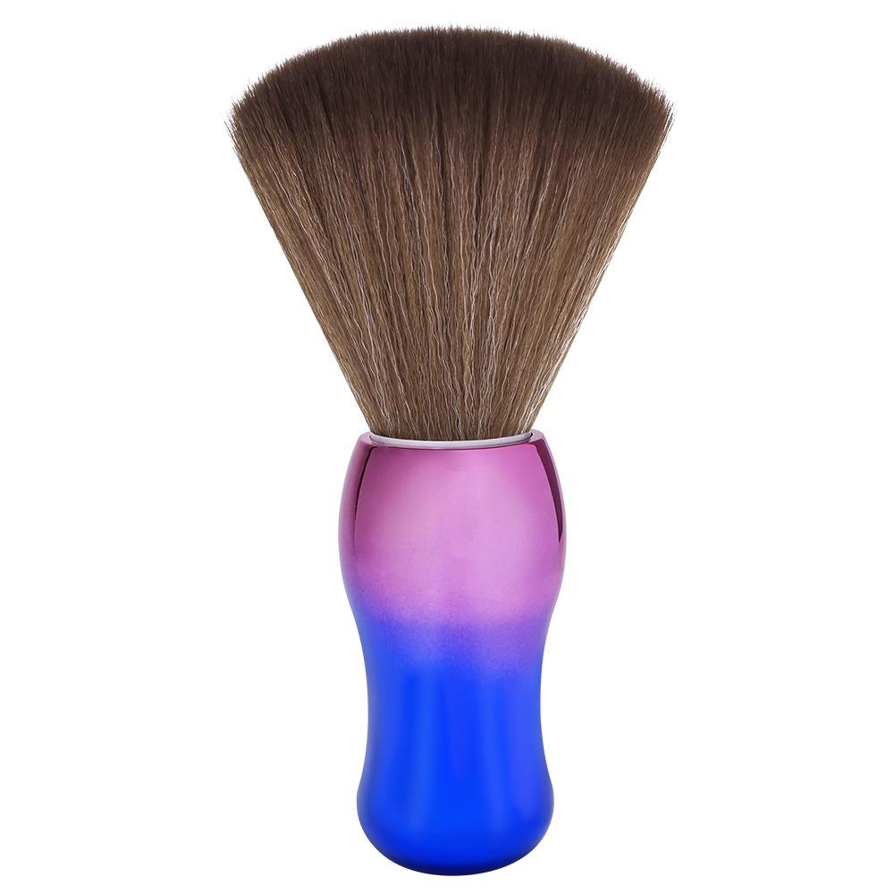 

Electroplated Neck Duster Brush Duster Hair Cutting Brush Professional Cleaning Tools Home Style 1 Purple