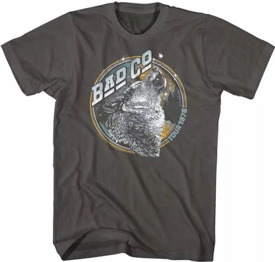 Bad Company Tour 1976 Men s Unisex Concert T-shirt - Charcoal Color AM202 S