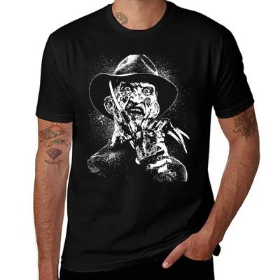 KOSZULKA NIGHTMARE SPLATTER koszulki dla mężczyzny bawełna bawełniana koszulka mężczyzna koszulki anime dla mężczyzny T-Shirt