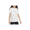 Kids Logo Print Round Neck Short Sleeve T-Shirt Kids Tops White FD3968-100