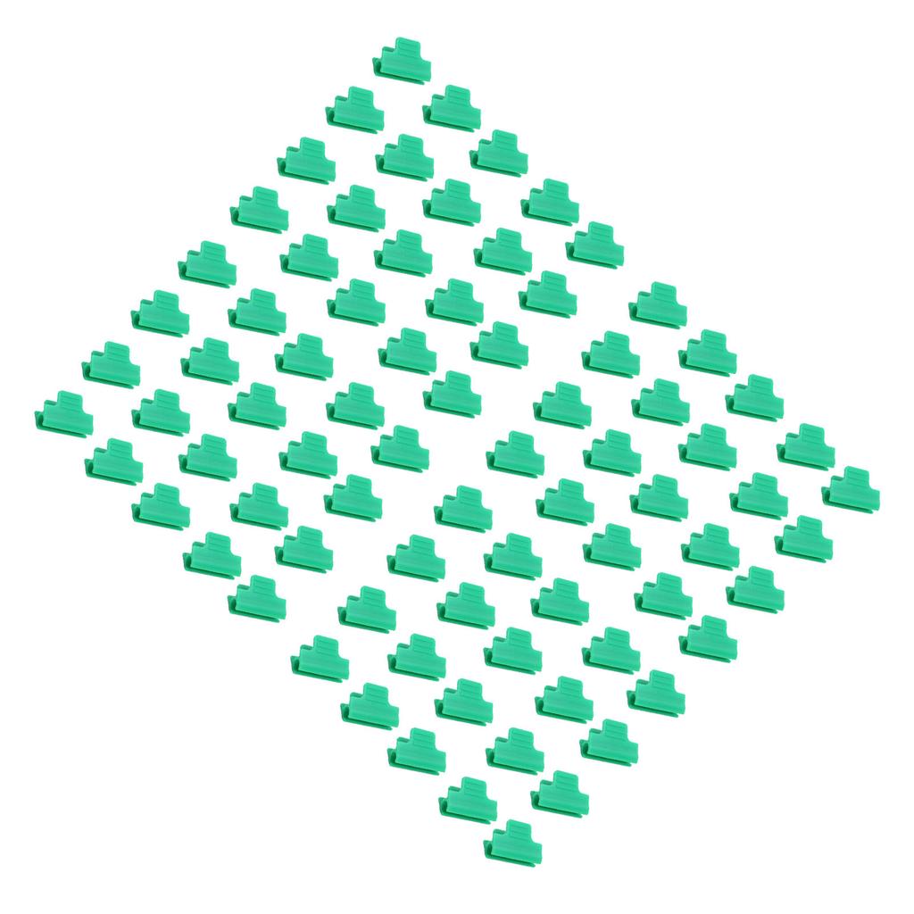 100pcs Greenhouse Clamps Film Row Cover Netting Tunnel Hoop Clip Frame Shading Net Rod Clip Greenhouse Film Clamps