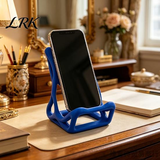 Living Room Phone Stand Mobile Holder, 3D-Printed Skeleton-Inspired Stand, Thin Lightweight Bionic Bone Design Decorative Ornament for Desk
