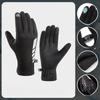 Reflective Gloves for Women Outdoor Sports Autumn and Winter Warm Waterproof Cycling Bicycle Touch Screen