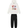 Original Hooded Logo Pullover Sweatshirt And Mid-Waist Cuffed Long Pants Casual Sports Set Men Sweatshirt, Pants F51U519204F+F11M439605F