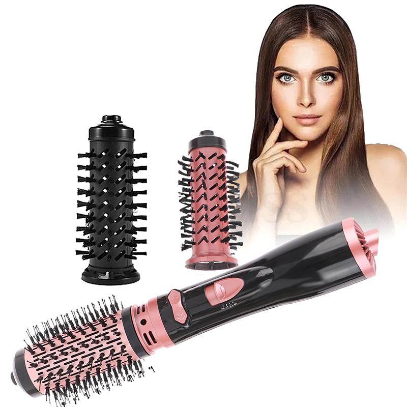 Hair Dryer Brush 2 In 1  Air Spin Brush Curling Straightening Styling Auto-Rotating Ionic Round Blow Hair Dryer Volumizer