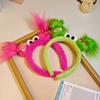 1/2PCS Girls Plush Hairband Clown Doll Design Funny Hair Clip for Christmas Gift Children Cosplay Collection Party Hair Decor