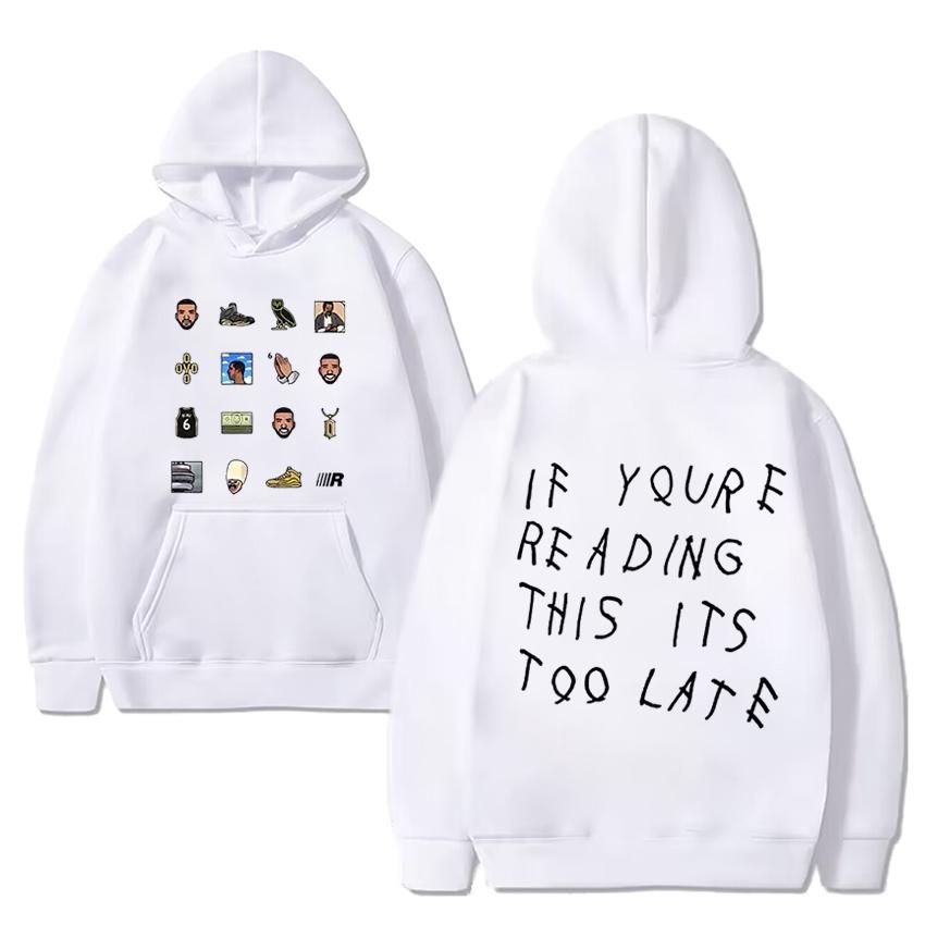 Hot Rapper Drake Music Album Graphic Hoodie Men Women New Hip Hop Vintage Streetwear Unisex Loose Fleece Long Sleeve Sweatshirts