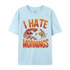 I Hate Mornings Red Panda Lazy Day Nap Time For Unisex Top Tshirts Hip Hop Graphic Cotton Tops Shirts Tops Shirts For Unisex