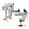 Portable Metal Mini Bench Vise Flat Pliers Multi-Functional Table Clamp Small Adjustable Work Bench Model Jewelry Making