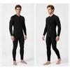 Mens 3mm Full Body Wetsuit With Front Zip Long Sleeve Diving Snorkeling Surfing Warmth Protection