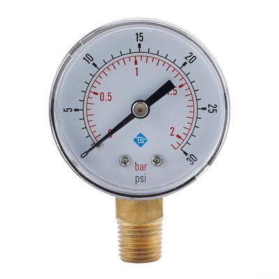 Messgerät Manometer TS-Y504 Wasser Öl 0-15 psi 0-160 psi