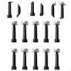 10Pcs Grill Motor Shaft Nut Bolt Barbecue Accessories Sturdy Practical Replacing Auger Parts