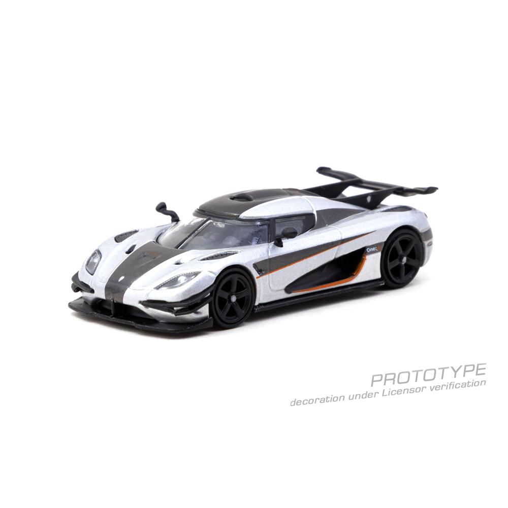 

PreSale TW 1/64 Diecast Model Car Koenigsegg One:1 Silver High Performance Limited Edition Gift for Boys Adults