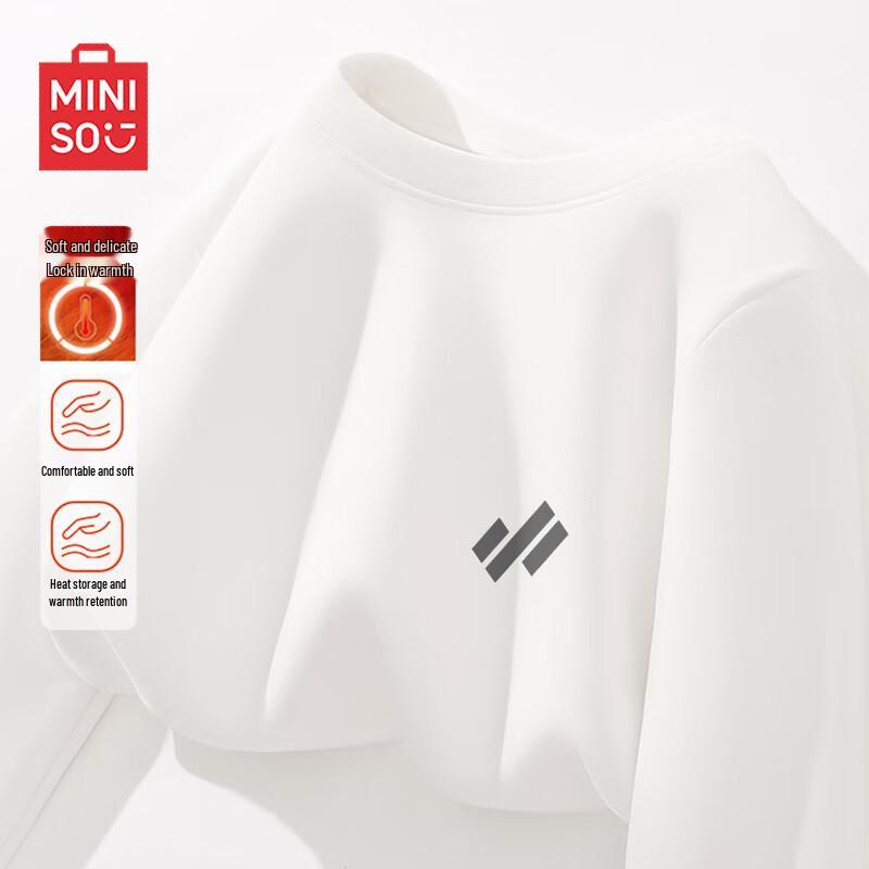 MINISO Men s Thermal Long Sleeve Round Neck Base Layer Top XL