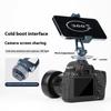 Smartphone Tripod Mount Clip Rotate Cellphone Mount Adapter for Phone Live Streaming Aluminum Phone Clip Holder