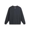 Li-Ning Wade Series Cartoon Print Fleece Warm Loose Knit Pullover Sweatshirt Men Sweatshirt Cold-Sand-Black AMBT235-4