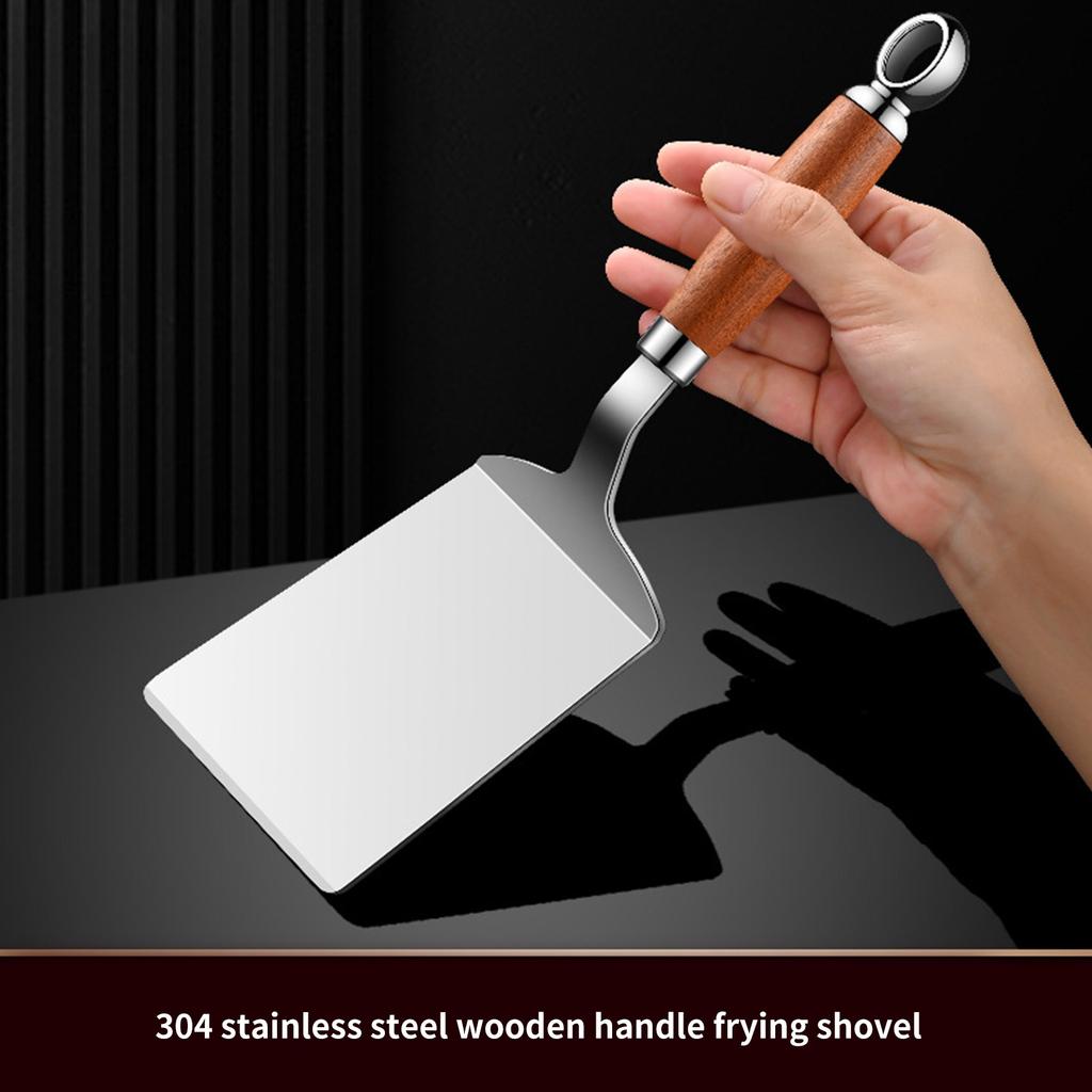 Multifuntional Cooking Spatula Frying Turner Food Turner 304Stainless Steel Texture Suitable for Kitchen Daily Cooking