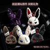 Gothic Verband Kaninchen Plüsch Schlüsselanhänger Genähte Narbe Kaninchen Tasche Anhänger Weicher Flauschiger Anhänger Geschenk Für Teenager Mädchen Rucksack Dekoration