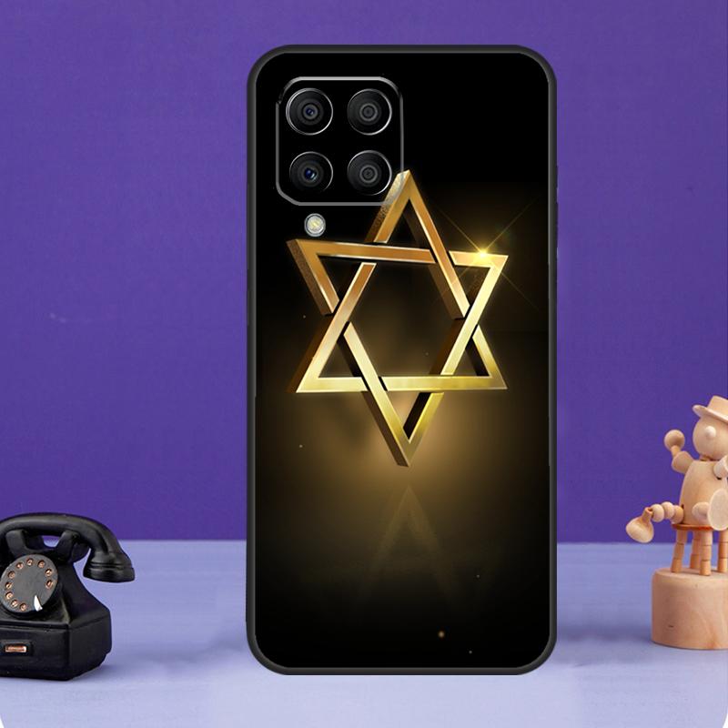 David Jewish Star Symbol Case For Samsung Galaxy M12 M32 M52 M56 M06 M16 M36 M54 M34 M14 M35 M55 M15 M11 M31 M13 M53