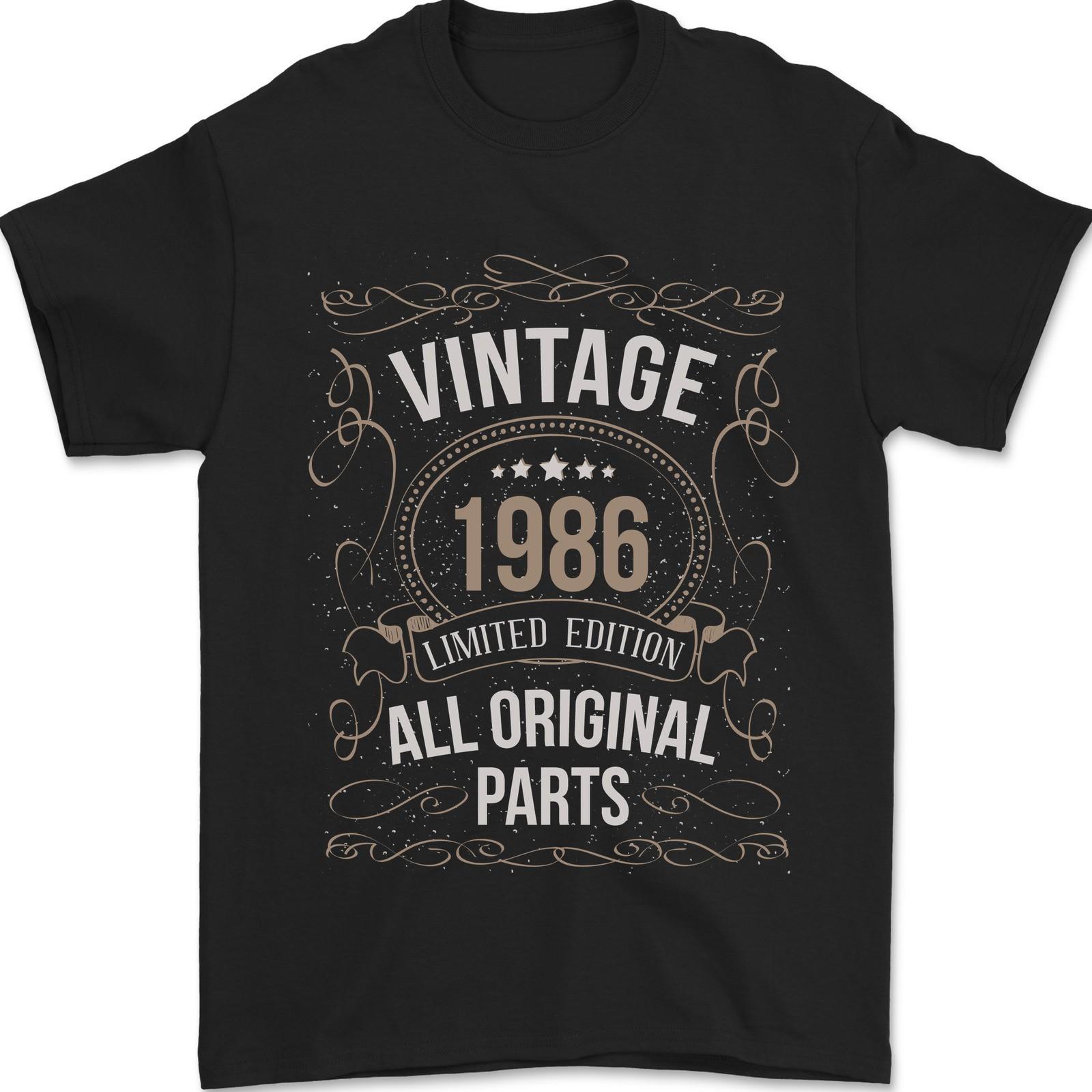 40th Birthday Limited Edition 1986 Mens T-Shirt 100% Cotton M