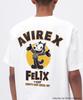 AVIREX FELIX EMBROIDERY LOGO Embroidered Logo Short Sleeve Size T-SHIRT, Men's T-Shirt, M, 030, White, 783-5134035