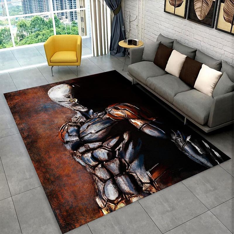 Game Metal Gear Solid Cartoon Non-Slip Area Rug for Living Room,Bedroom,Playroom,Soft Carpet Floor Mat Home Decor Rug Kids Room