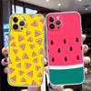 PP14 Cartoon Fruit Watermelon Phone Case for Motorola Moto G40 G04 G05 One Ace Action  Fusion + Plus Hyper Macro Vision Zoom