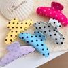 Hairpin Polka Dot Hair Clip Large Grab Clip Personalized Acetic Acid Hair Claw Streetwear