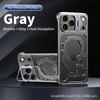 Metal Hollow MagSafe Phone Case IPhone 17 Pro Max Anti-fingerprint Shockproof Cover