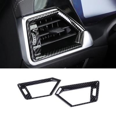 2 ks Rám předního výdechu středové konzole auta ABS Dekorace Autodoplňky pro BMW řady 3 G20 G28