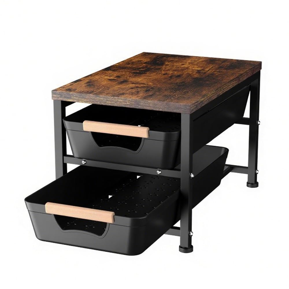 

BeGyoku Desktop Bookshelf Desk Adjustable Shelf 2 Desktop Kitchen Spice Black Rack, Storage, Height, Tiers, Stand, Storage, Rack, Notebook/Computer чёрный
