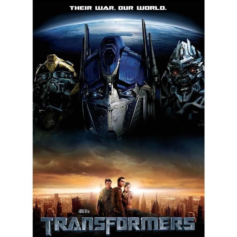 Transformers Bumblebee Optimus Prime Decorative Metal Plate Gift for Boys Wall Decor