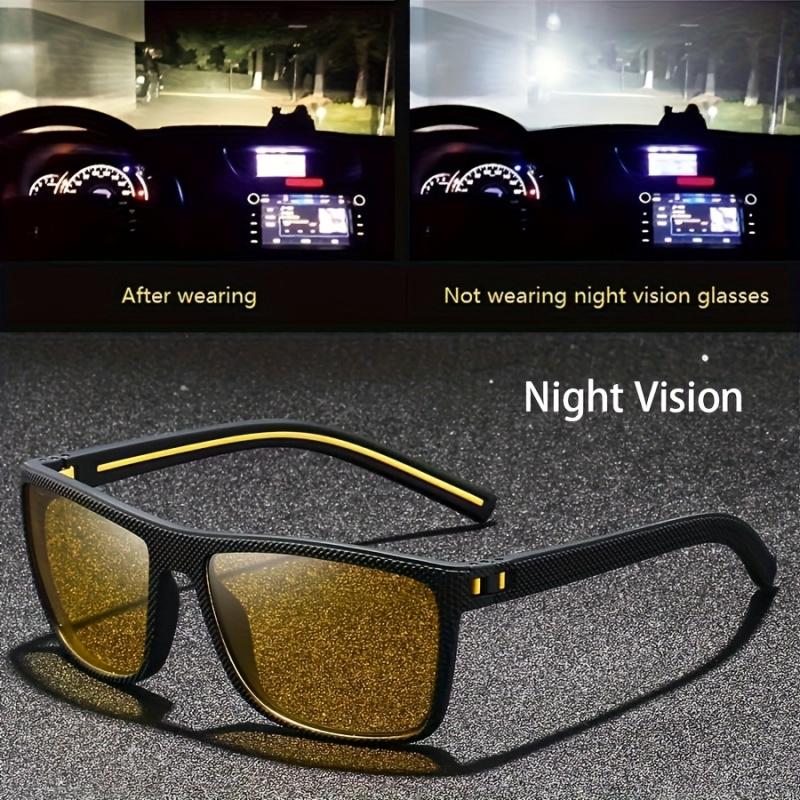 Moda en negro y amarillo, lentes antirreflejos para conducir, fiestas y uso diario, accesorios para vacaciones, gafas de uso diario