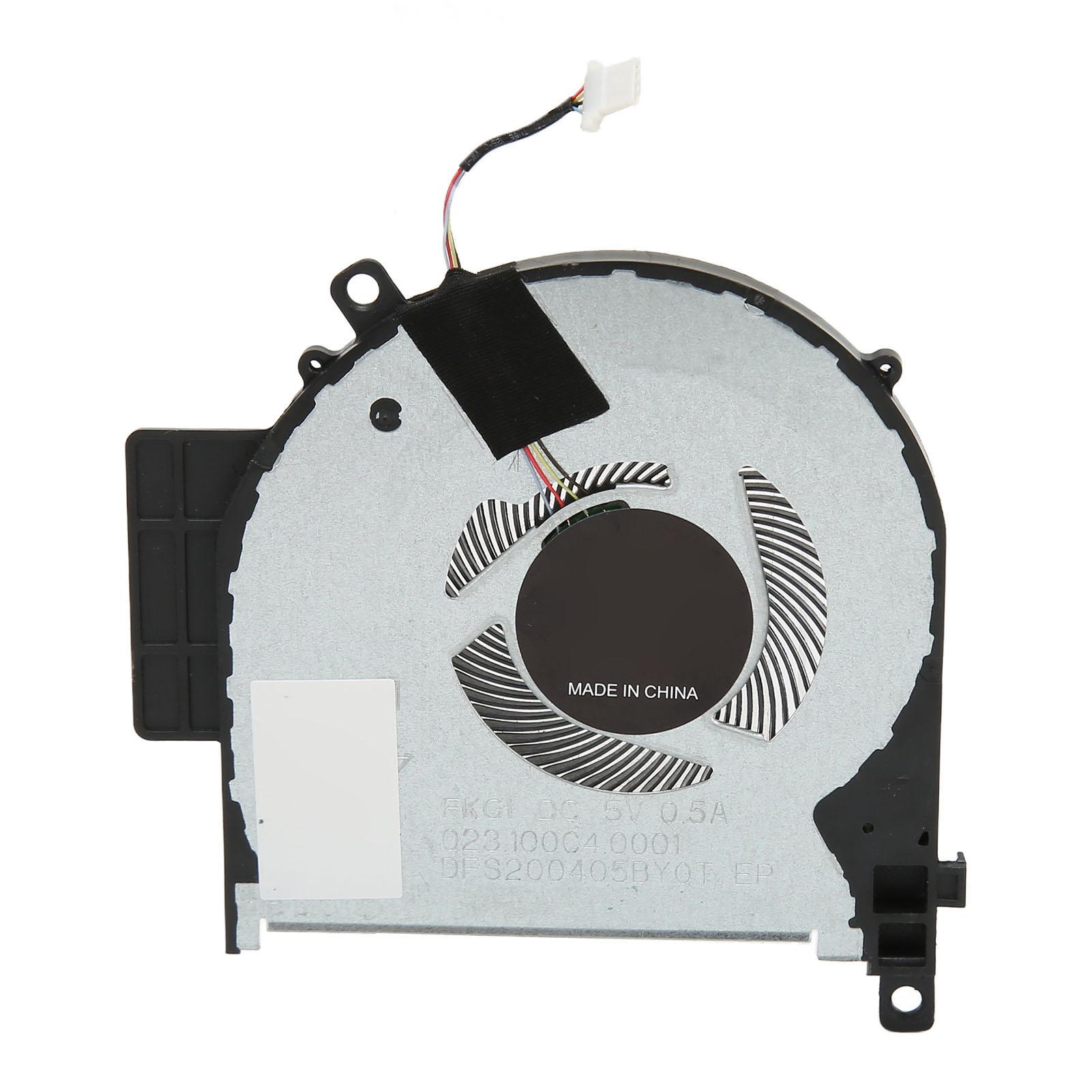 CPU Cooling Fan Replacement for HP X360 Convertible 15 CP 15M CP Series Laptops 4 Pin DC 5V 0.5A Cooling Fan