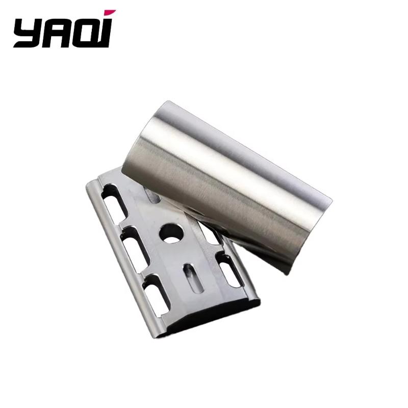 Yaqi SLOPE 316 Stainless Steel Slant Safety Razor Head with A 0.90mm Blade Gap Razor Head's 43mm Length and 24.6mm Width
