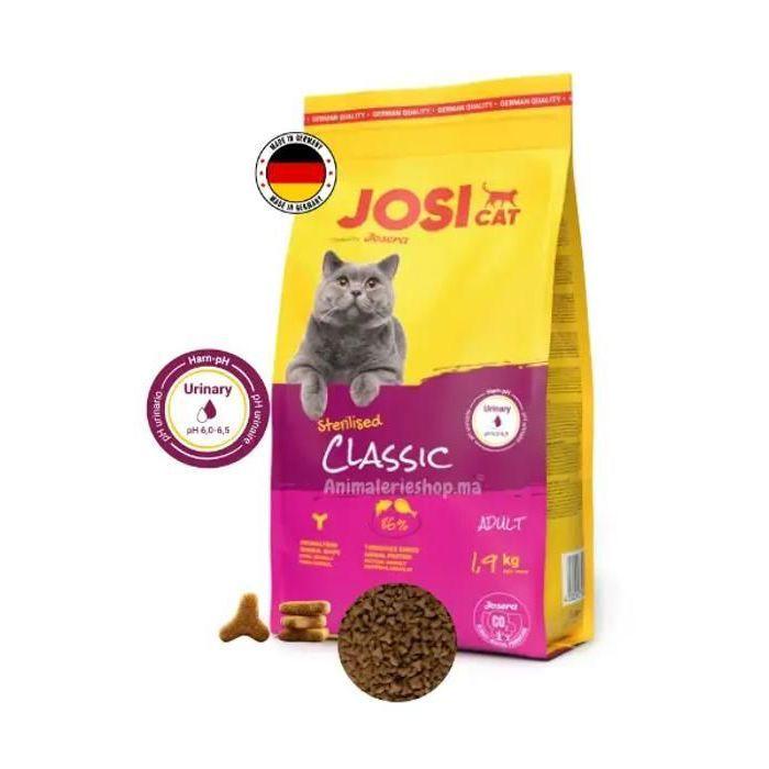 JosiCat Sterilised Classic (1,9 kg) | Nourriture sèche de qualité supérieure pour Chats Adultes | Aliment pour Chat | Alimenté par