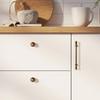 Antique Yellow Bronze Cabinet Handle - Zinc Alloy Wardrobe & Drawer Pull