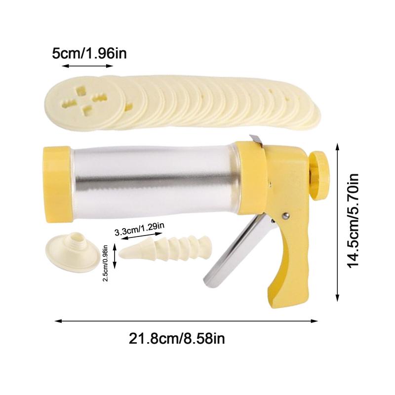 Cookie Press For Baking Handmade Biscuit Maker Tool Cookie Maker Tool Kitchen Aid Baking Gadgets Spritz Cookie Press For Biscuit