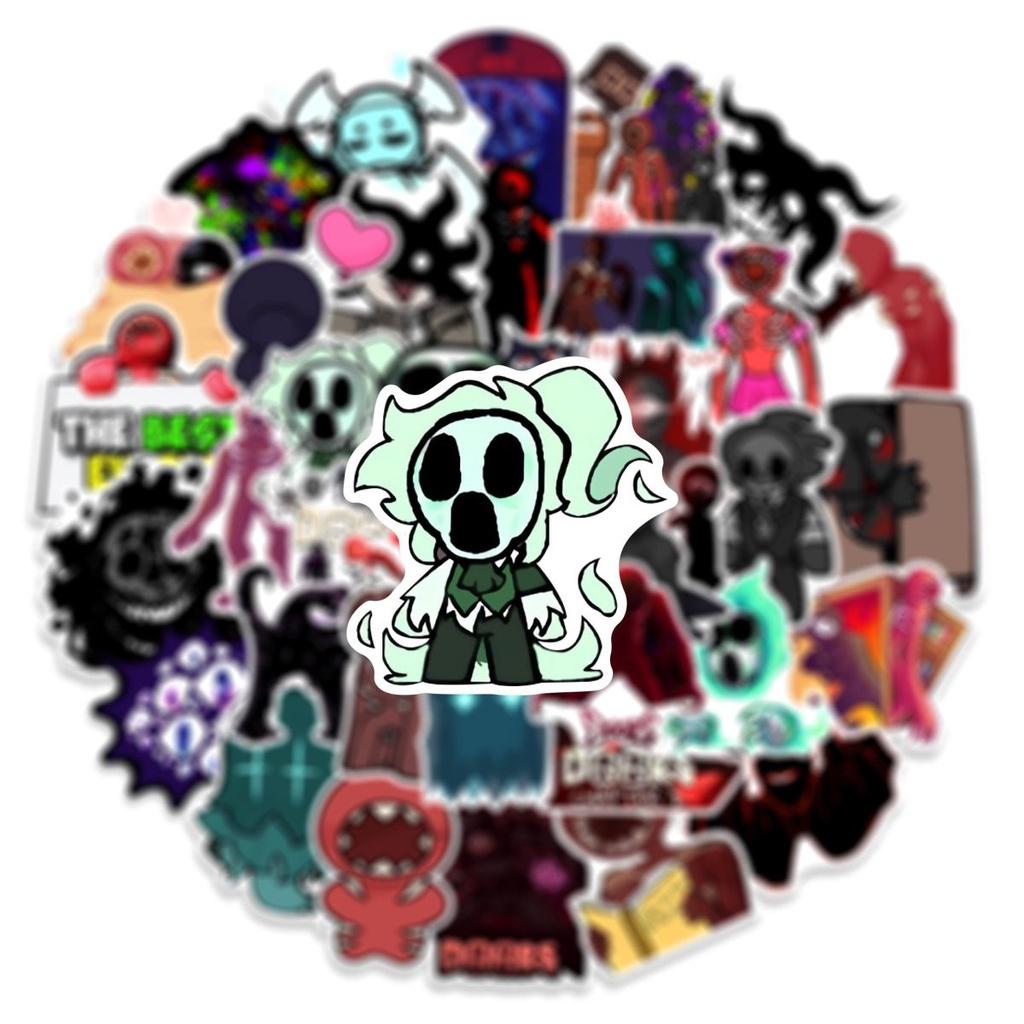 50ks Vysoce kvalitní Roblox figurka Dveře Vodotěsná sada samolepek Pro scrapbookování a dekorace