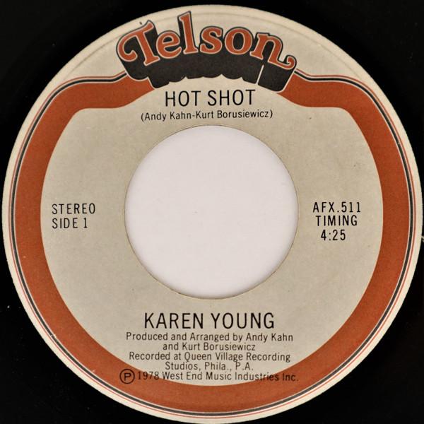 

7inch Record KAREN YOUNG - Hot Shot AFX511 Telson 1978 Canada Dance & Electronica Used