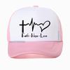 Christliches Gebet Jesus Druck Baseballkappe Unisex Damen Sommer Mode Lässig Netz Atmungsaktiv Truckerhut